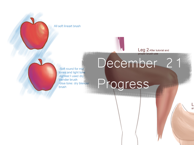 December 21 Progress: Small steps and starting out